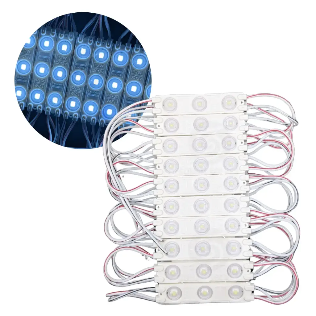 [E-MOD-LUP-3LD-VE] Módulo Lupa 3 Leds 12V (100pzs) (Verde)
