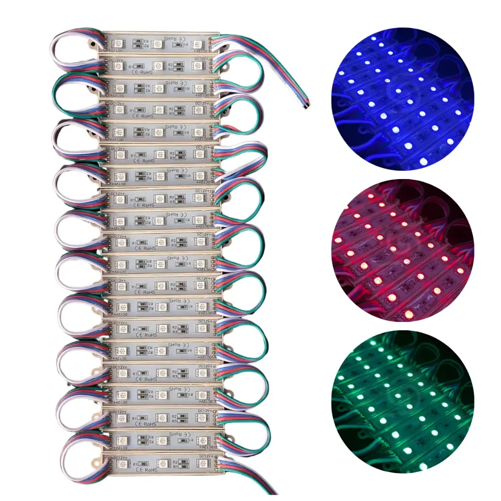 [E-MOD-TRA-RGB-XX] Módulo Tradicional 5050 RGB 12V (100pzs)